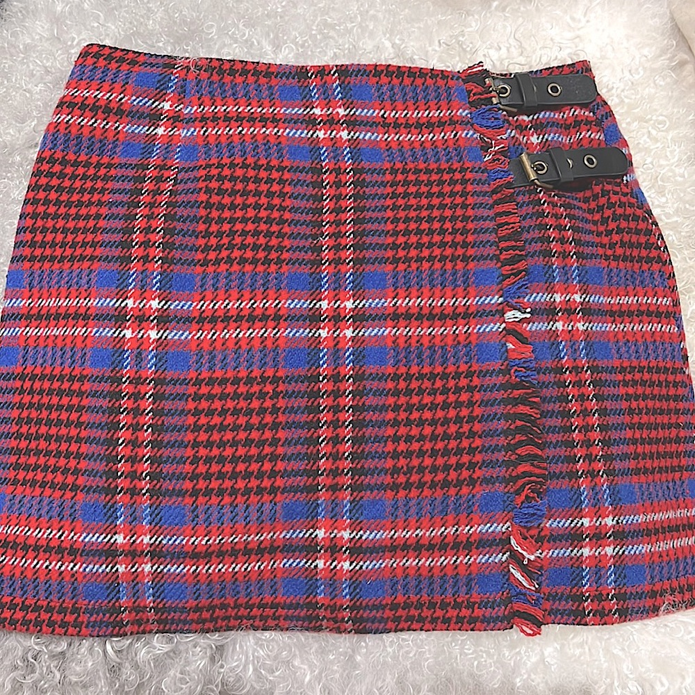 Forever 21 Plaid Skirt, Size: Small